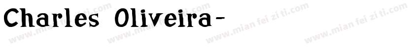 Charles Oliveira字体转换